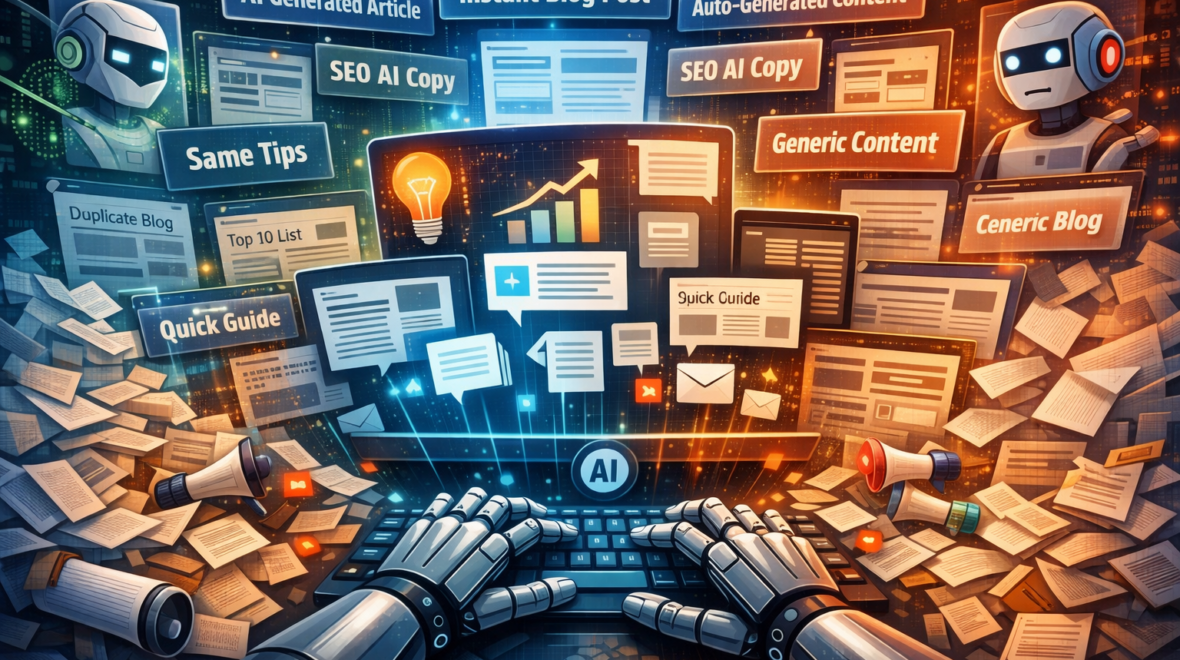 AI Content Saturation Is Killing Generic Marketing: How to Stand Out in an AI Flooded Internet